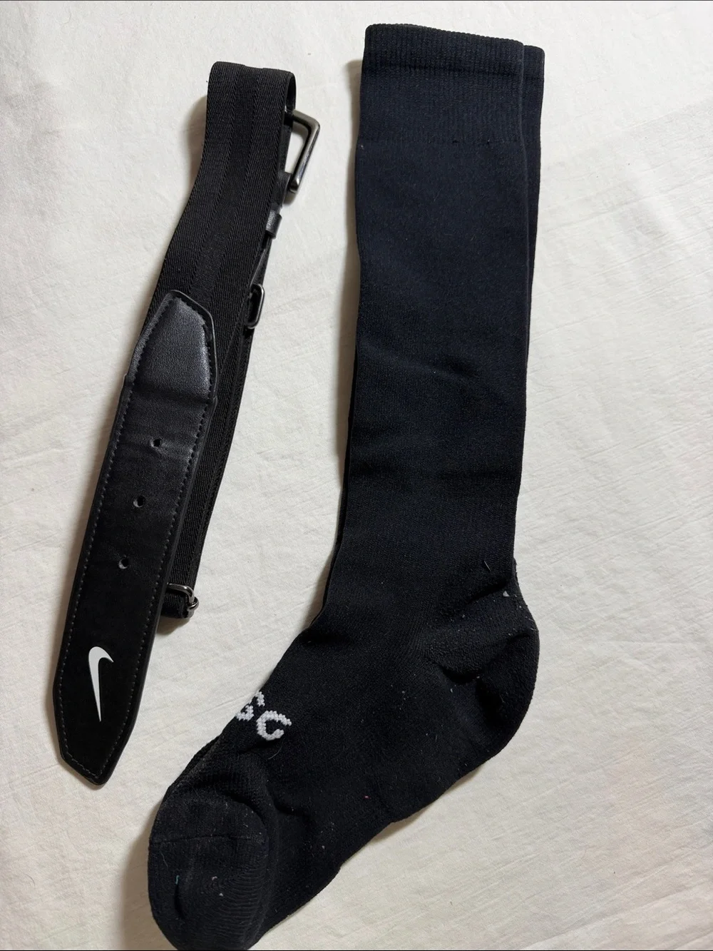 Nike Black Boys Athletic Belt and Socks with DSG Logo